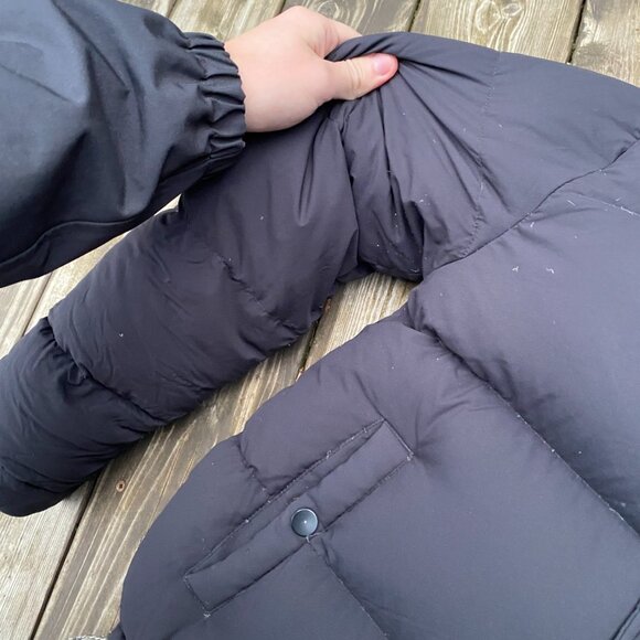 TNA The Super Puff Jacket Small Black Coat SEE DESCRIPTION - Picture 9 of 12